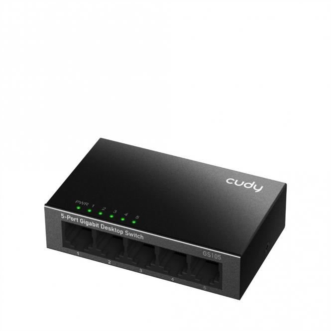 GS105 Switch 5 ports Gigabit métal 