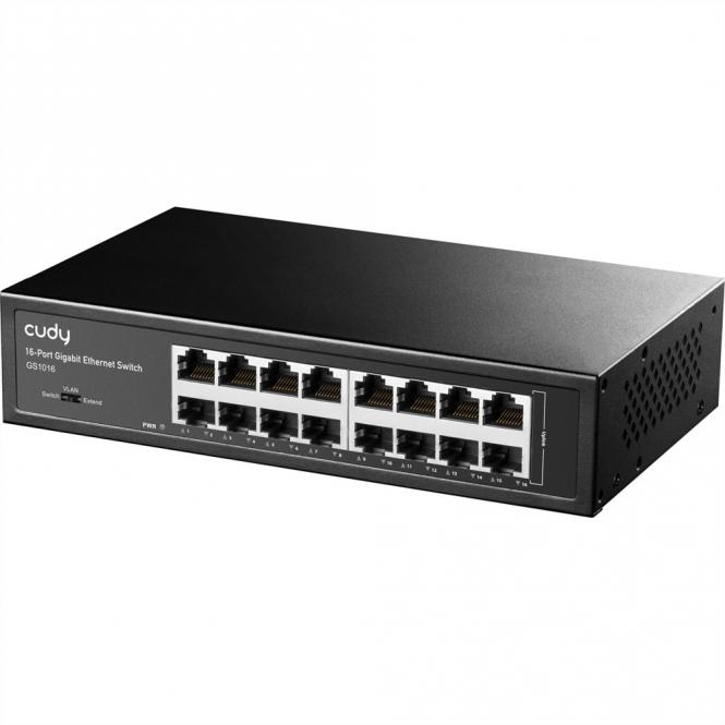 GS1016 Switch 16 ports Gigabit métal 