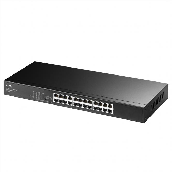 GS1024E 24-Port Gigabit Switch Light Managed Rackmount 