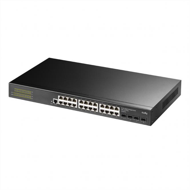 GS2024S2 24-Port Gigabit Switch Layer 2 Managed, 4 Gigabit SFP Slots 