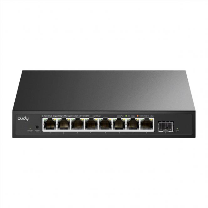 HS108ES1 8-Port 2.5G Switch Light Managed mit 10G SFP+ 