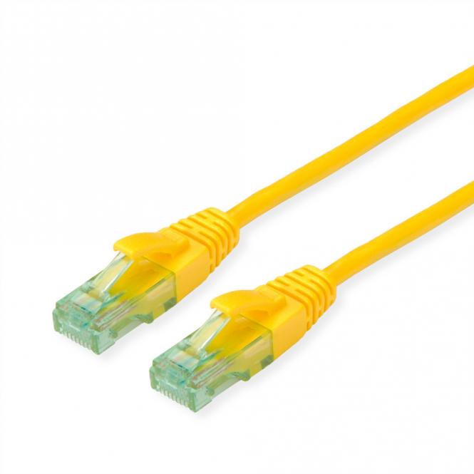 RM Cordon UTP Cat.6A / 10 Gigabit, jaune, 1m 
