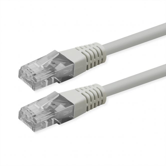 Patchkabel Cat.6 (Class E), UTP, PoE, weiß, 1,5m 