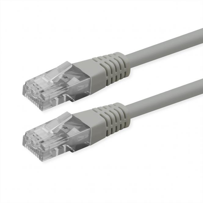Patchkabel Cat.6 (Class E), UTP, PoE, grau, 20m 
