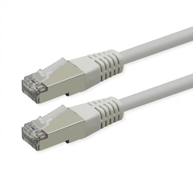 Patchkabel Cat.6 (Class E), PoE, S/FTP (PiMF), weiß, 2m 