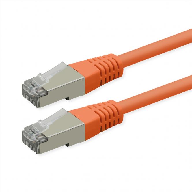 Patchkabel Cat.6 (Class E), PoE, S/FTP (PiMF), orange, 3m 