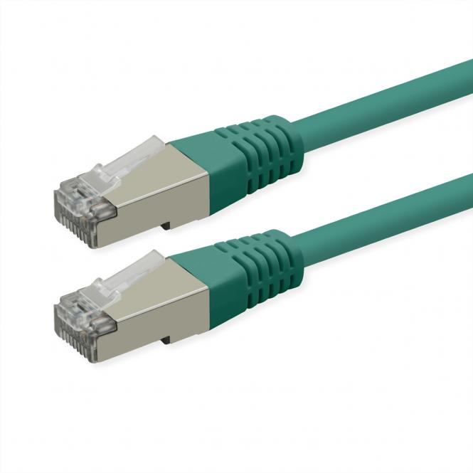Patchkabel Cat.6 (Class E), PoE, S/FTP (PiMF), grün, 20m 