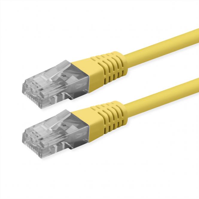 Patchkabel Cat.6 (Class E), UTP, PoE, gelb, 2m 