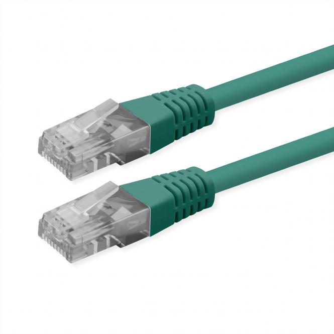 Patchkabel Cat.6 (Class E), UTP, PoE, grün, 5m 