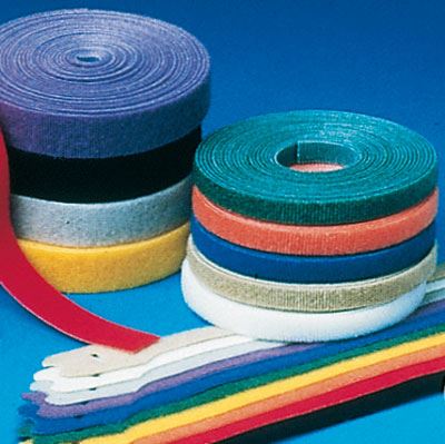 Bande velcro avec rabat, 10 pcs. 