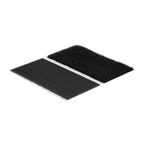 Bandes velcro extra fortes, autocollantes, 2x 50mm x 100mm set 