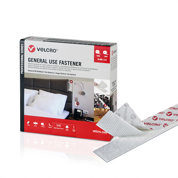 General Use Fixation 5m bande crochets 5m bande velours, crochets & velo 