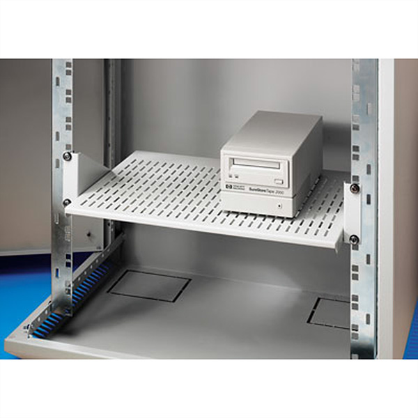 19-Zoll-Geräteträger, Stellfläche 430 x 250mm, RAL 7035 