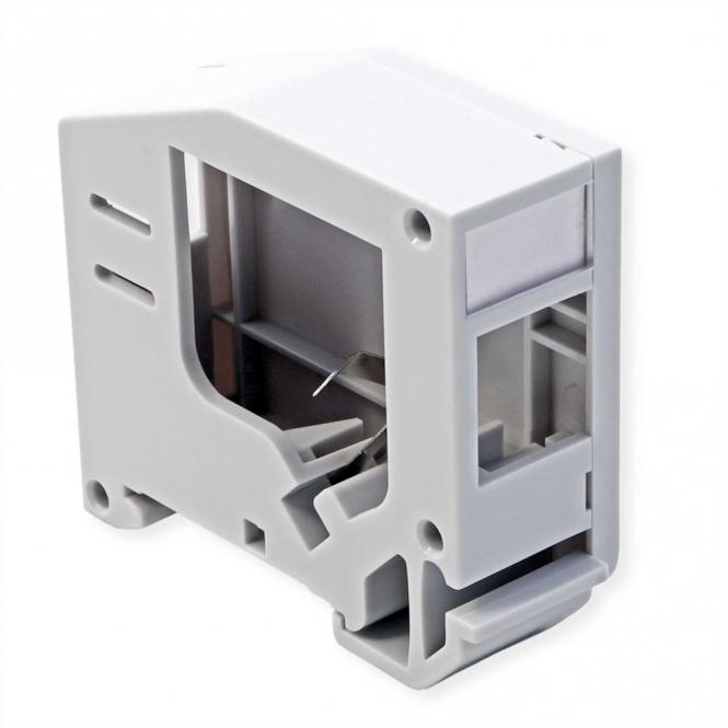 Adaptateur de rail DIN pour module Keystone SLIM, non équipé, 180° 