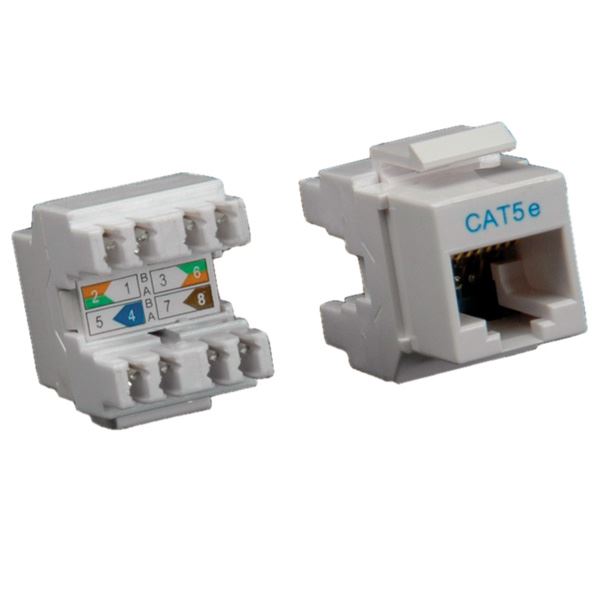 Keystone, Cat. 5e, RJ-45, non blindé 