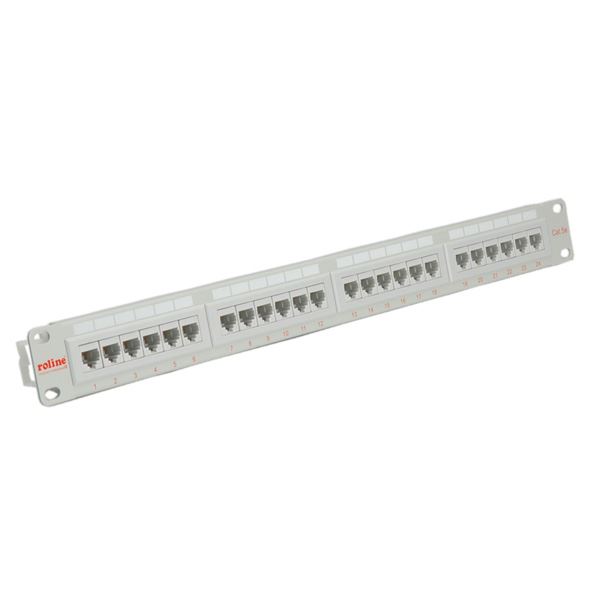 Panneau 19 pouces, Cat. 5e, 24 ports, UTP 