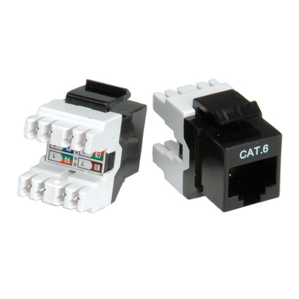 Keystone, RJ-45, Kat. 6/Class E, ungeschirmt 