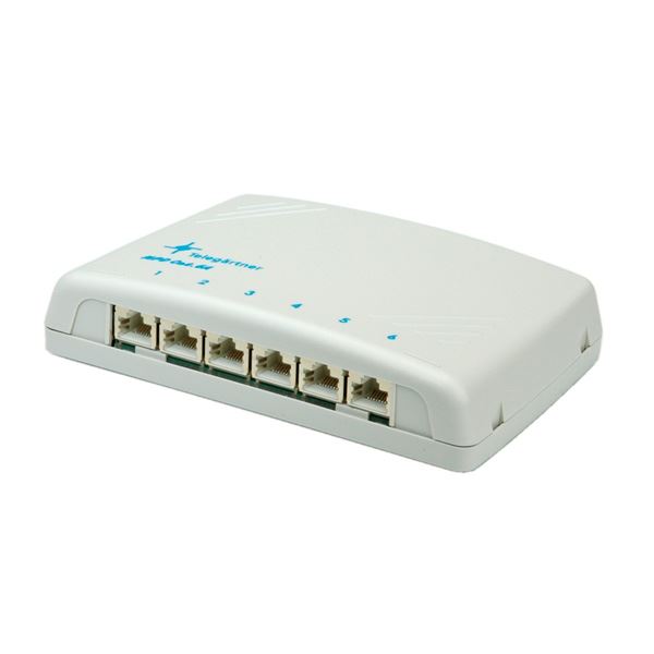 Panneau de raccordement pour montage mural, Cat. 6A, 12 ports 