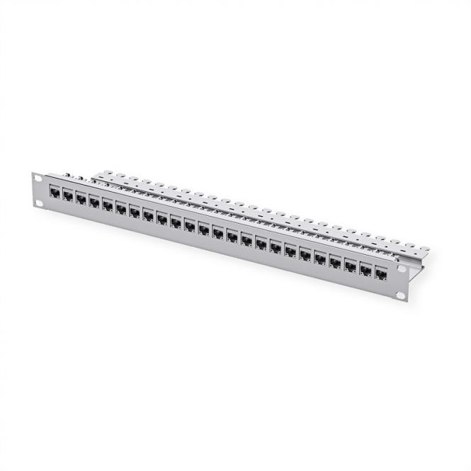 Porte modules 19-pouces de 1U équipé de 24 modules AMJ-SL Cat.6A (Classe EA) (ISO/IEC) 