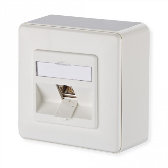 E-DAT modul 1 Port AP Cat.6A, reinweiß 