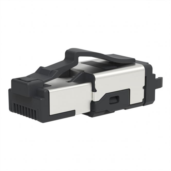 Fiche METZ CONNECT C6A RJ45 ultra-courte à monter sur site 