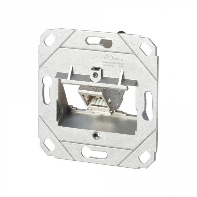 C6Amodul 1 port 180°M Boîtier UP0, blanc pur RAL9010 