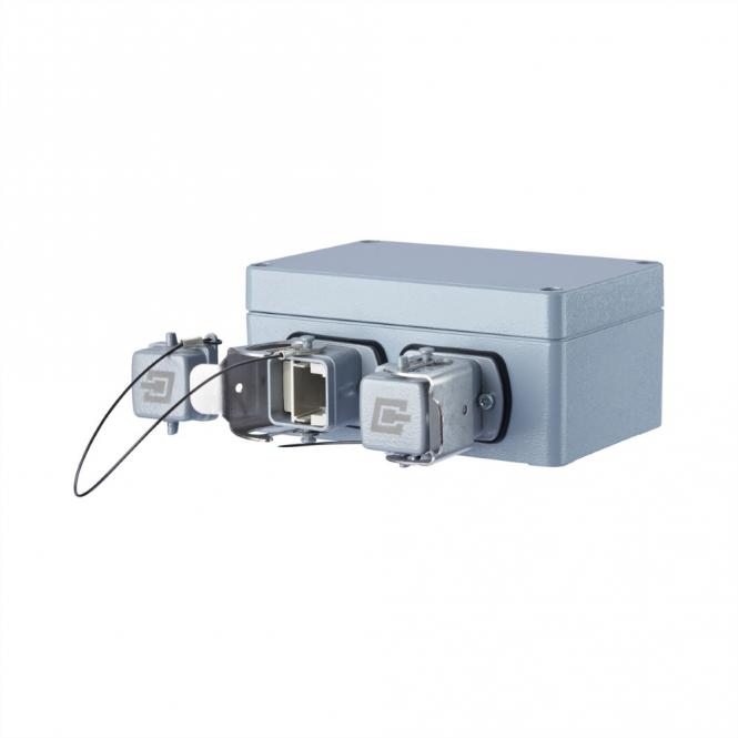 E-DAT Industry IP67 V5 2 Port metal outlet 
