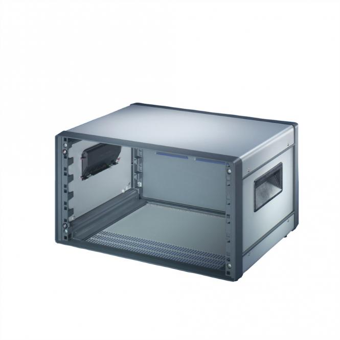 Comptec 19-pouces Desktop Case, non blindé, capot en acier, 9 U, 84 HP, 500mm 