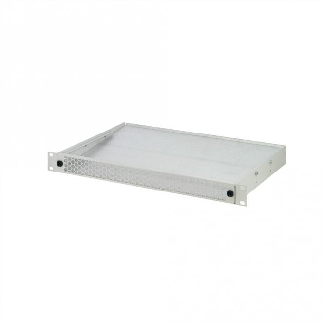 1 HE, Luftleiteinschub für 19-Zoll-Lüftereinschübe, 1HE, 1REI.RAL7035 