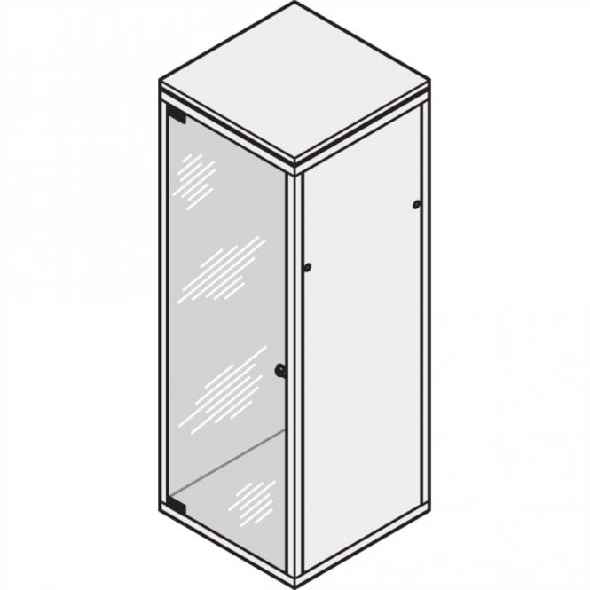 Glastür, 120°-Öffnungswinkel, SEKURIT-TUER 25HE, 553B 