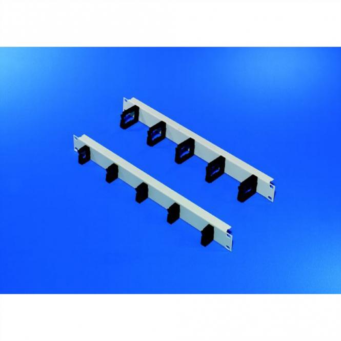 Face avant 19-pouces avec oeillets de câble en plastique - FRTPL.1UH M.KABELOESEN 38X25 