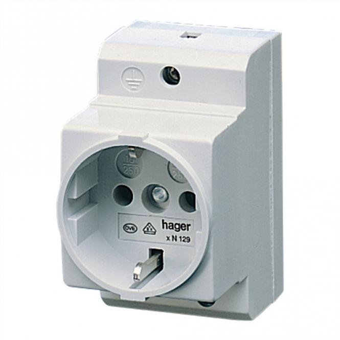 Modules de distribution de courant selon DIN 43880, Prise 2P+T 250V, 16A 