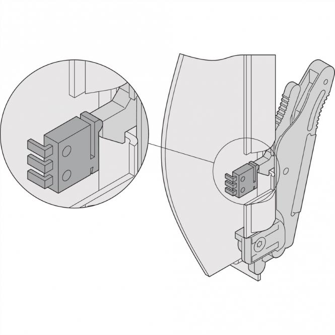 ATCA IEA Poignée, à levier 