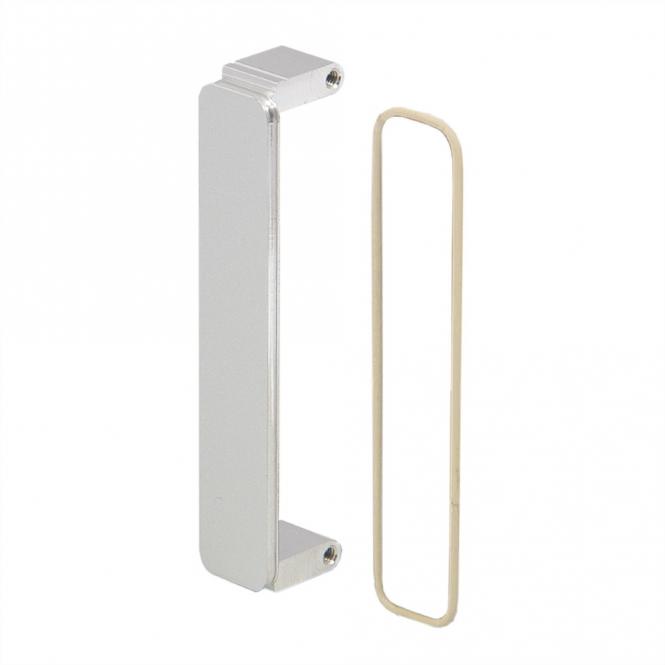 PMC Face avant de mezzanine, non traitée, avec blindage CEM, alu, anodisé 