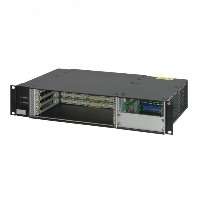 Système VME64x, 2 U, 4 slots, alimentation enfichable 