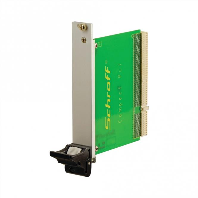 Plug-In Unit Kit avec poignée IEL pour E/S arrière, blindé, noir, 3 U, 8 HP 