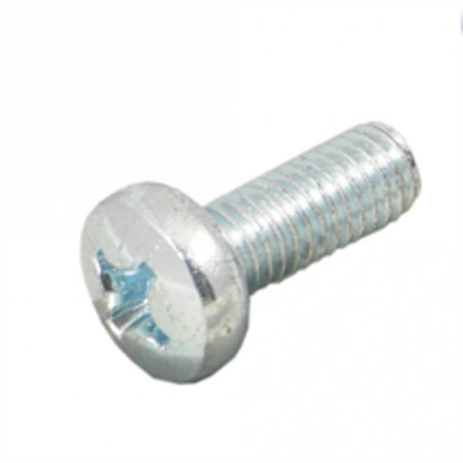 Vis à tête cylindrique de, Pozidrive, M6x16, acier, zingué, 100 pièces 