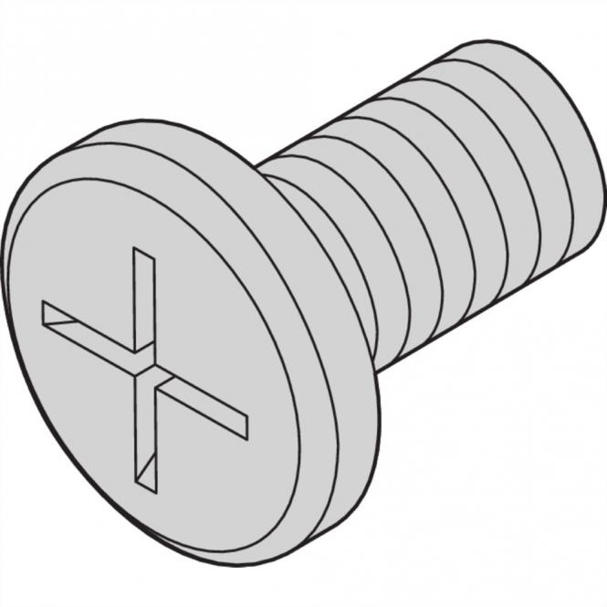 Kit de vis pour entraînements à disque, M4x6mm 