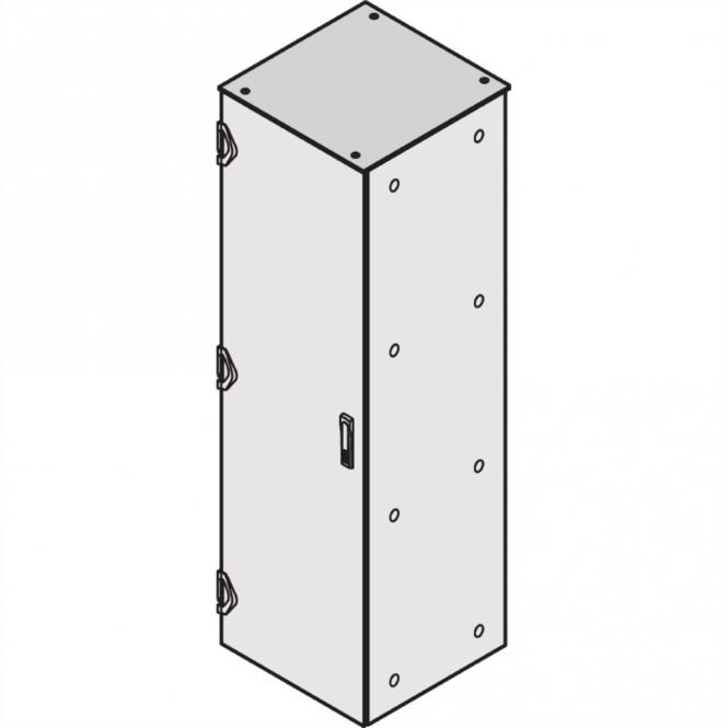 Varistar EMC et IP 55 Toit plat fermé, RAL 7021, 600W 800D 