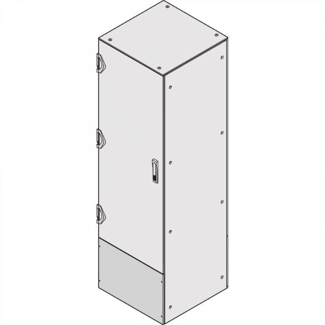 Anschlussplatte für Front- und Rückseite, EMC 400H800, FLACH 