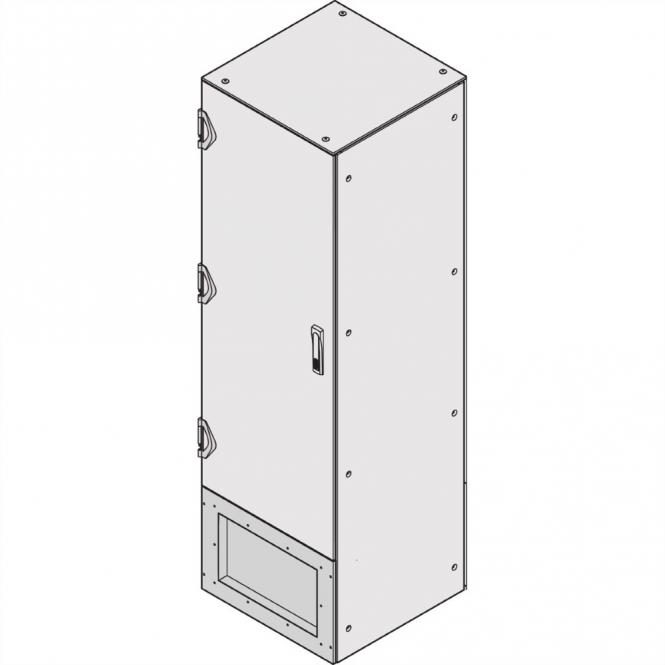 Anschlussplatte für Front- und Rückseite, EMC 400H600, VERT. 