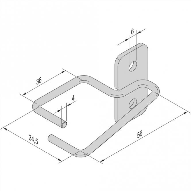 Kabelöse, KABELOESEN SET (EPCASE) 4STK 