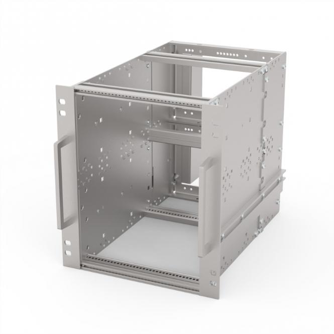 EuropacPRO 19-pouces Kit de bacs à cartes pour le ferroviaire, blindage rétrofit, SNCF, 6 U, 36 CV, 320mm 
