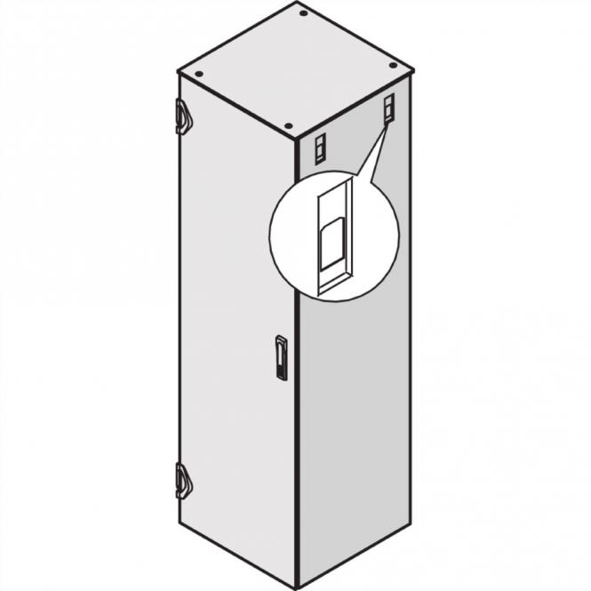 Seitenwand mit Schnellverschluss, SWD 2200H 300T SCHL-7035(2X) 