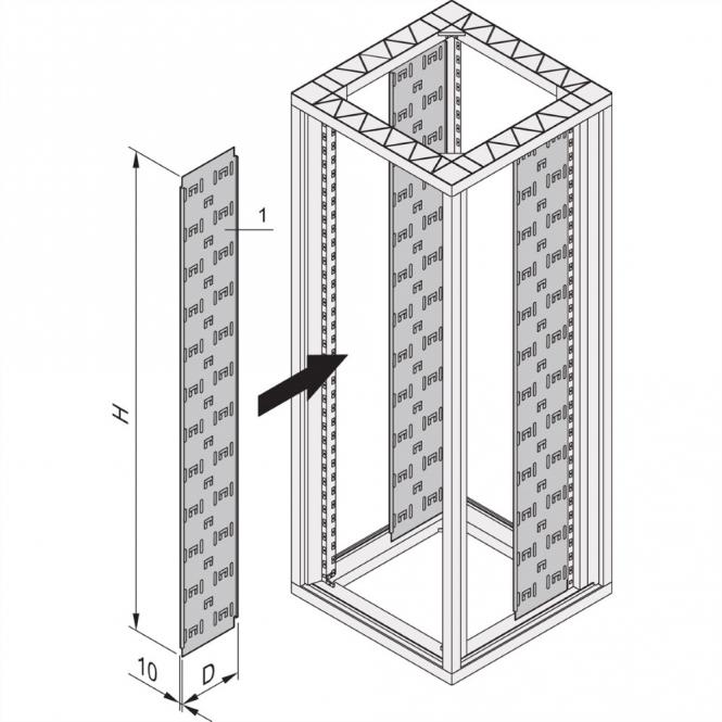 Kabeltrasse, KABELTRASSE 1800 x 150T (2X) 