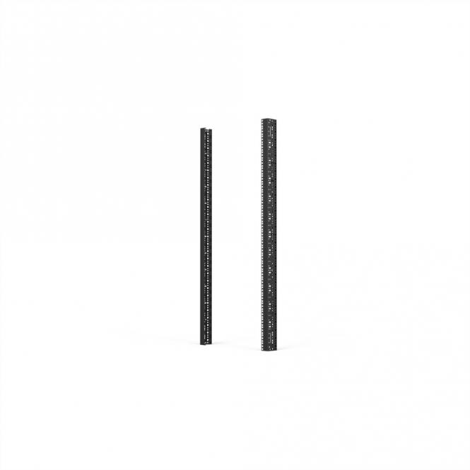 19-Zoll-Winkelprofil mit Universal-Lochung (EIA), RAL7021, 29HE, 7021(2X) 