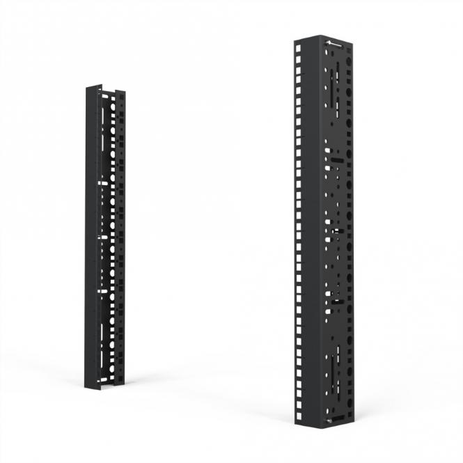 19-Zoll-Winkelprofil mit Universal-Lochung (EIA), RAL7035, 12HE, 7035(2X) 