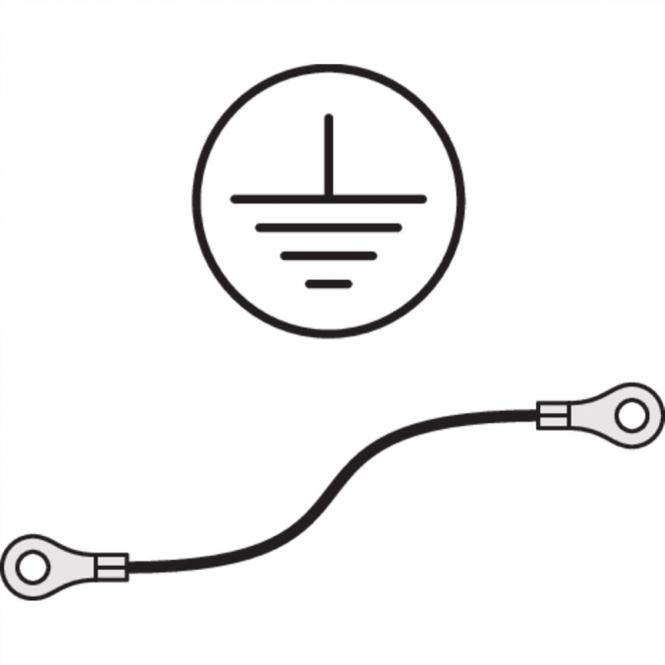 Erdung für ausziehbaren 19-Zoll-Fachboden 