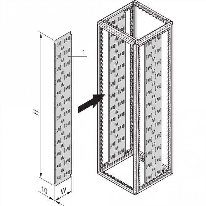 Kabeltrasse, KABELTRASSE 1800 x 250T (2X) 