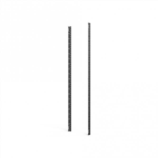 Adaptionswinkel, 47HE, RAL 7021, 2 Stück 